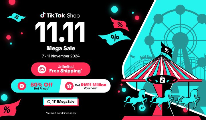 TikTok Shop马来西亚站将为 11.11 大促销提供 1100 万令吉代金券