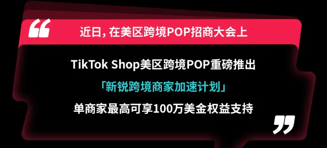 TikTok Shop 美区 POP 新锐计划发布：单商最高 100 万美元权益，哪些商家值得争取？
